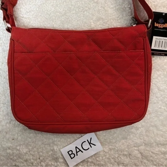 🎉HP Baggallini Luggage "Wanderer" Quilted Cross-Body Bag - Picture 5 of 8